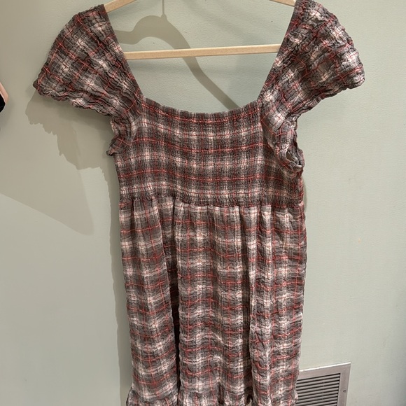 Anthropologie Maeve plaid dress with cream lining EUC - Picture 4 of 6